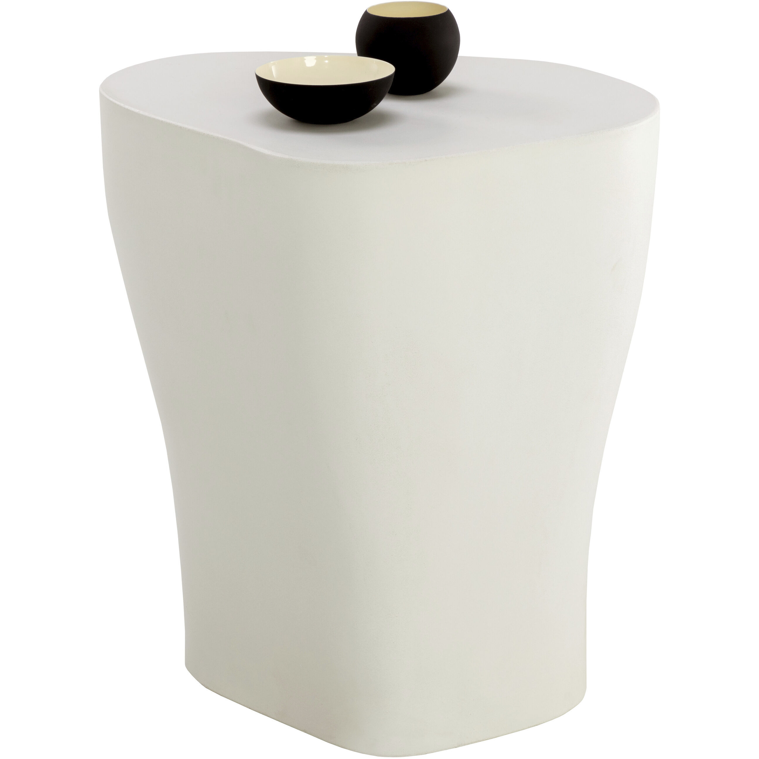 Dali 21.5 X 20 inch White Outdoor End Table, Large